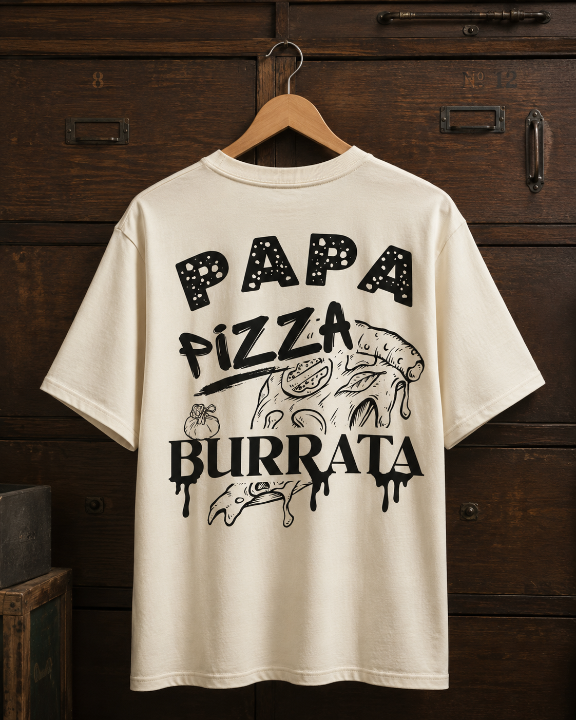 T-shirt adulte PAPA PIZZA
