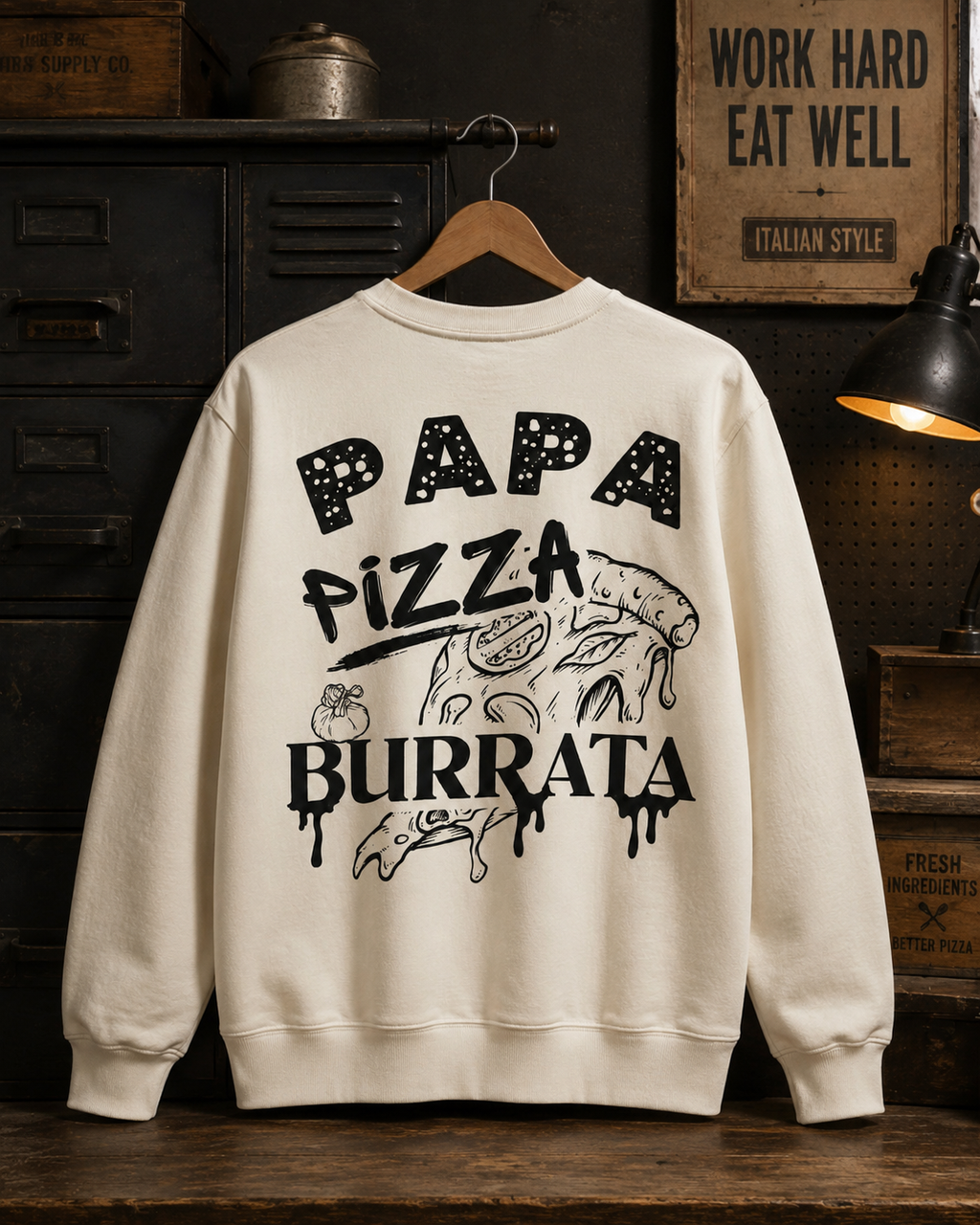 Sweat adulte PAPA PIZZA
