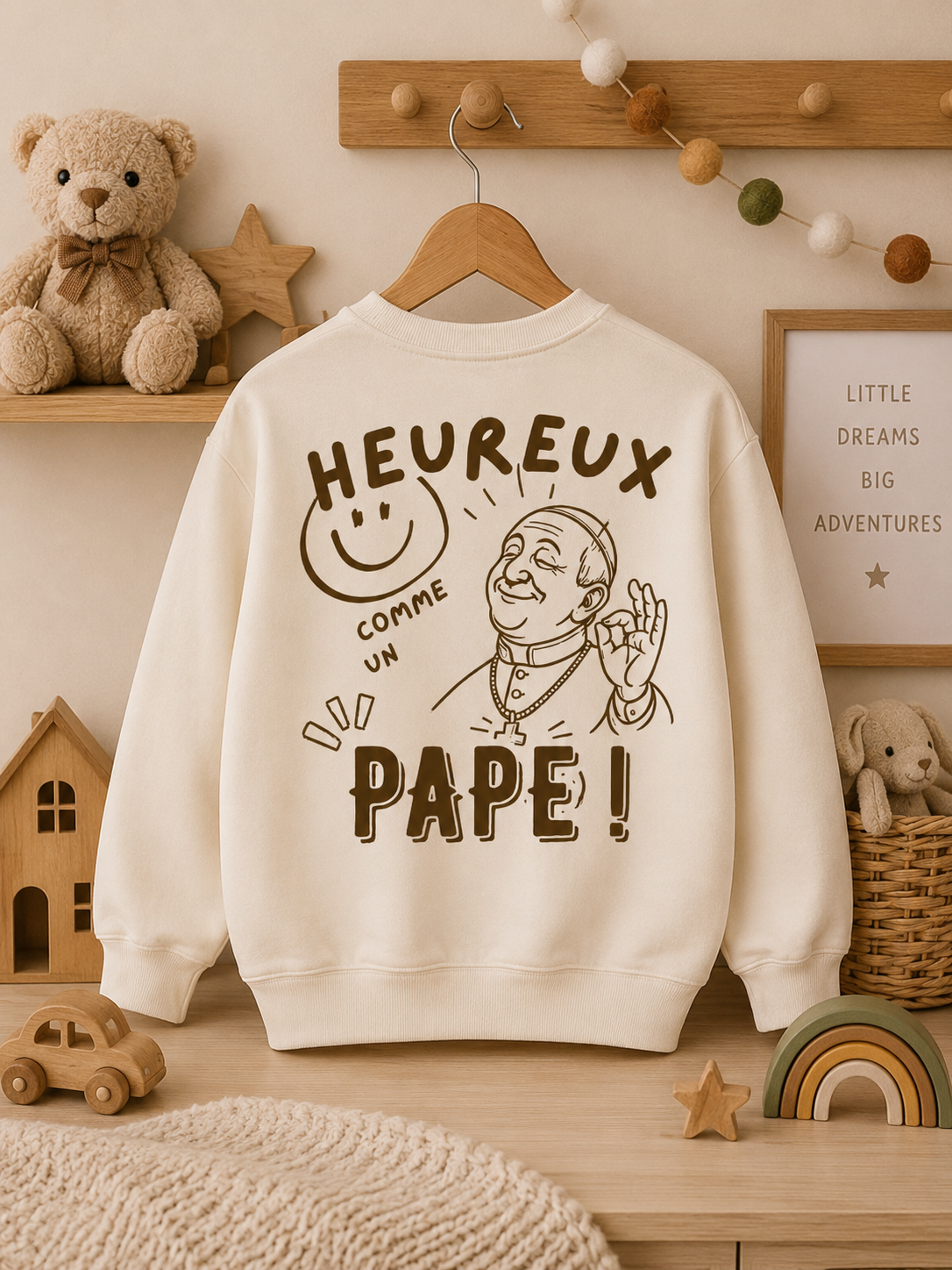Sweat bébé HEUREUX