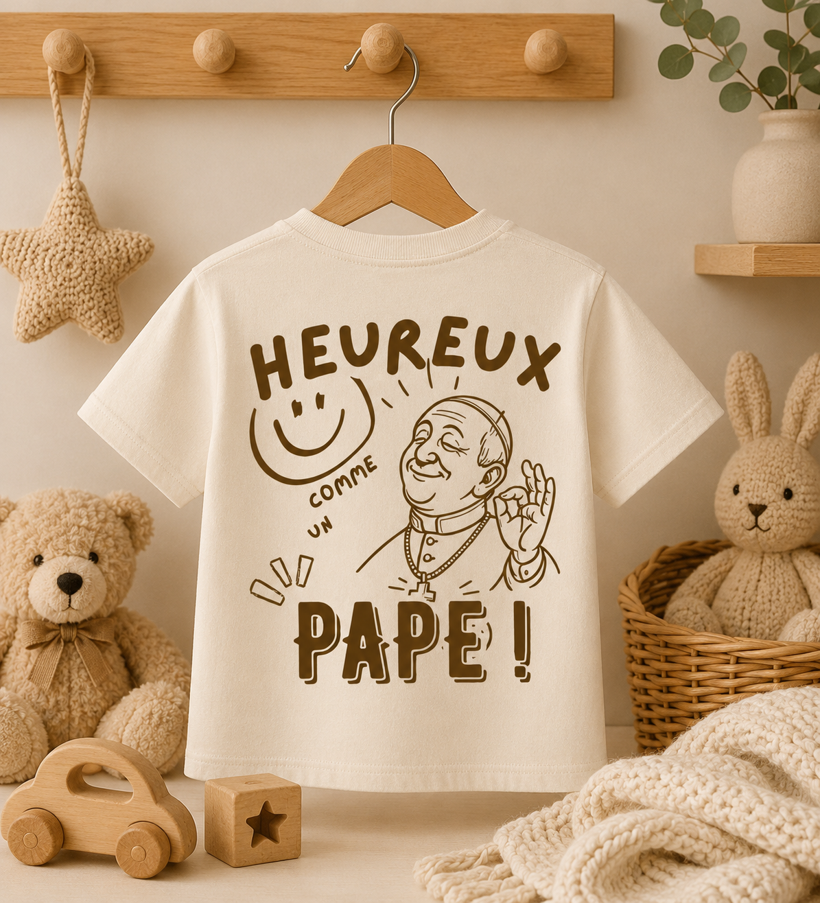 T-shirt bébé HEUREUX