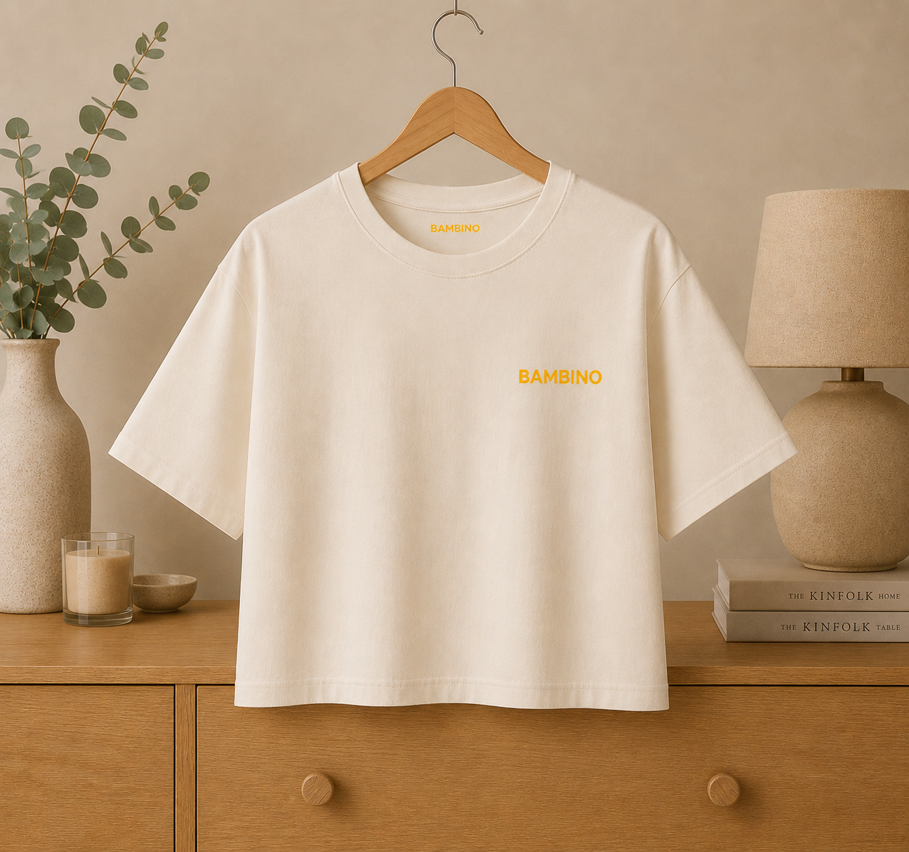 T-shirt court col rond PASTA