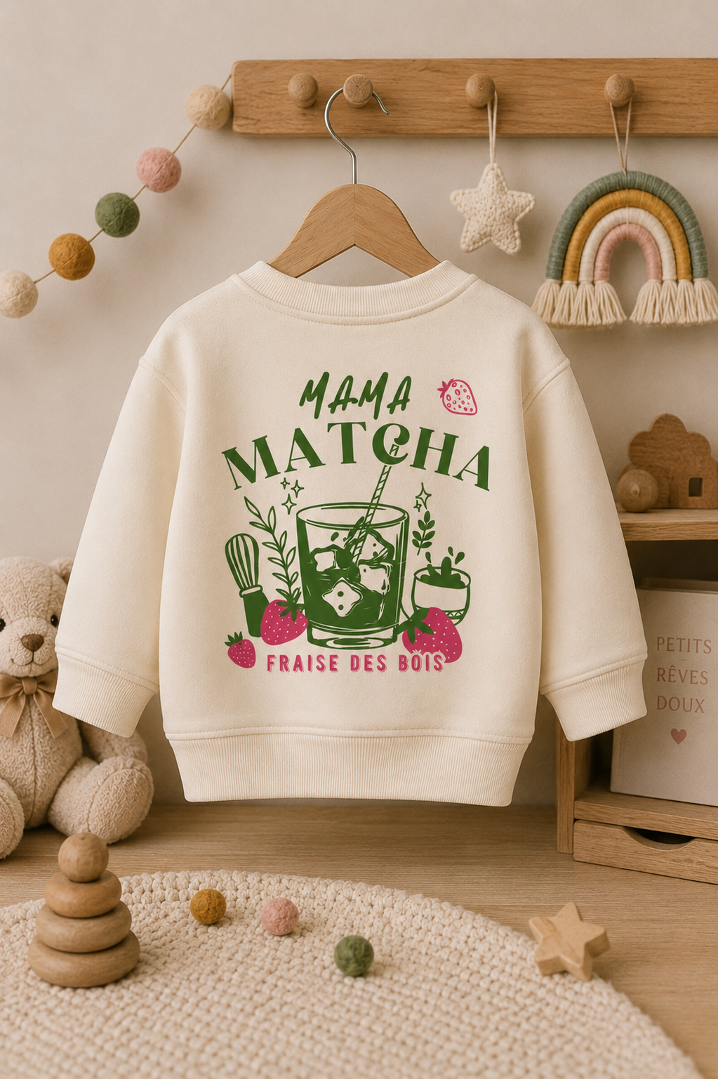 Sweat bébé MAMA MATCHA