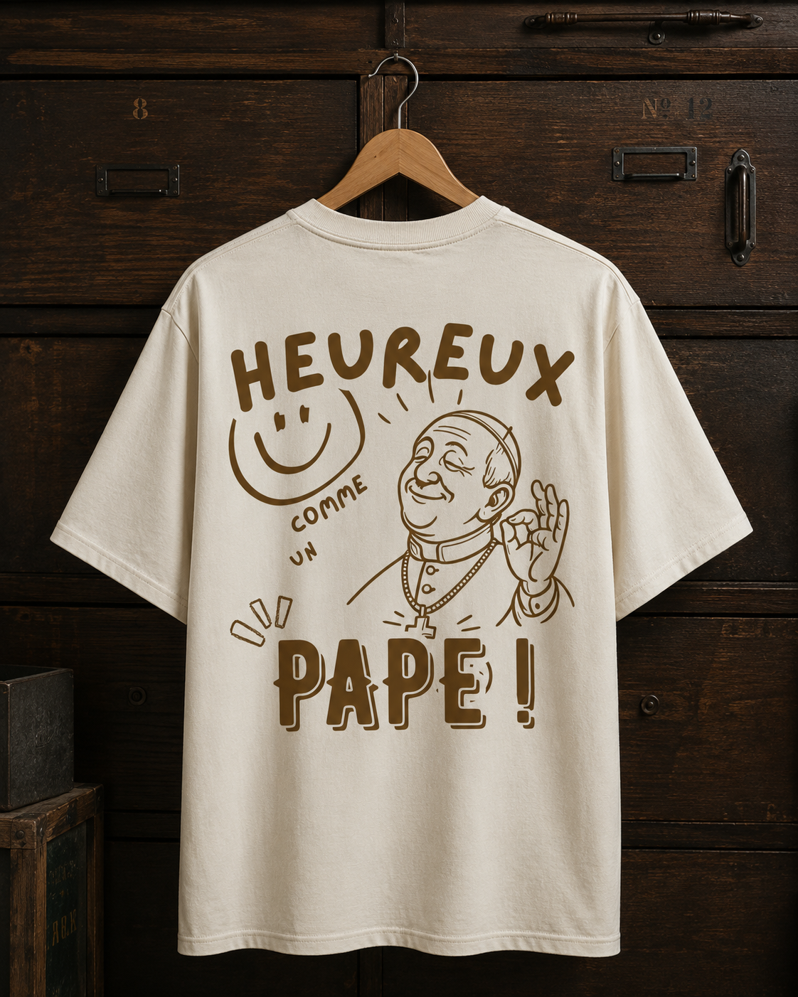 T-shirt adulte HEUREUX