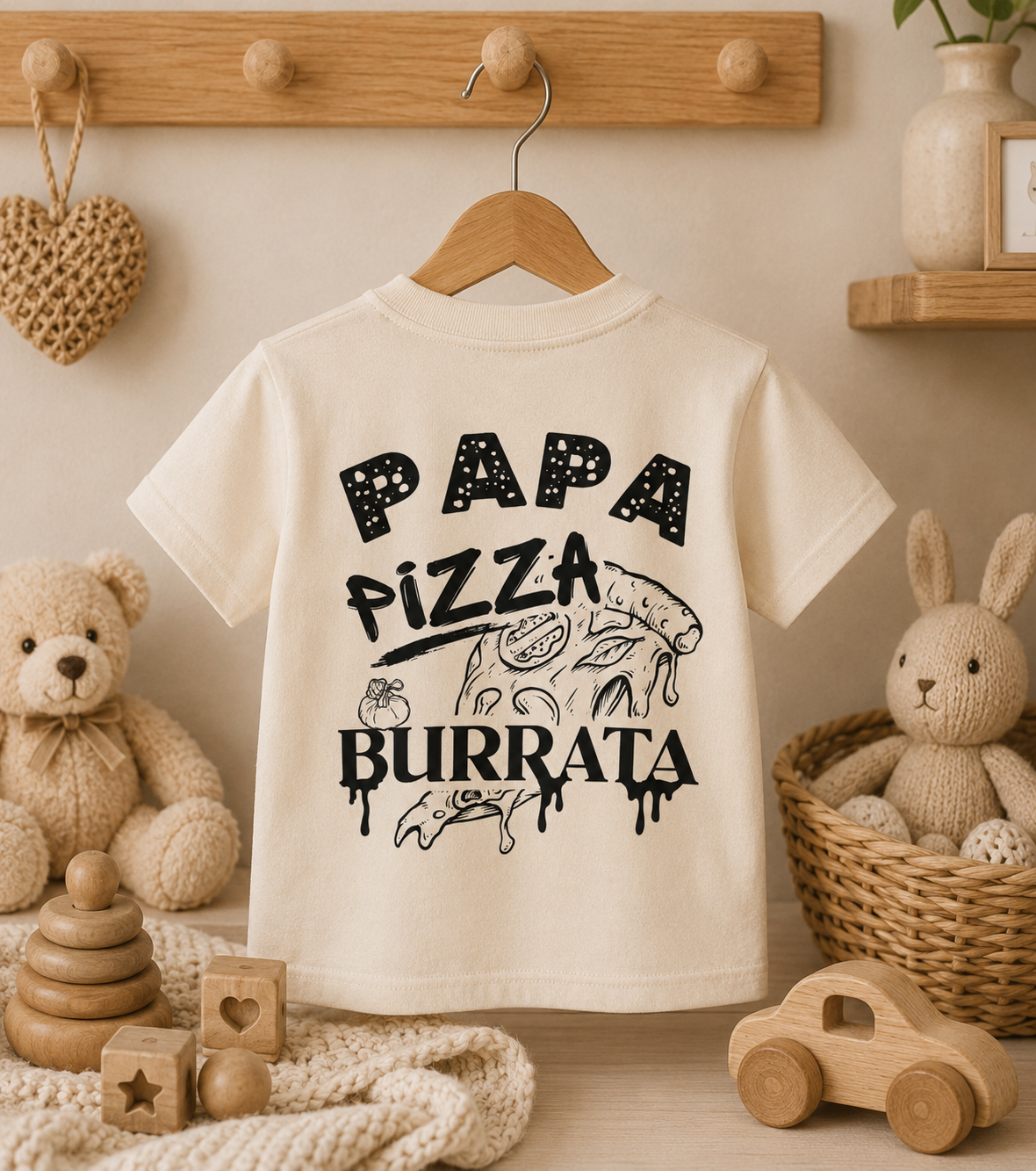 T-shirt bébé PAPA PIZZA